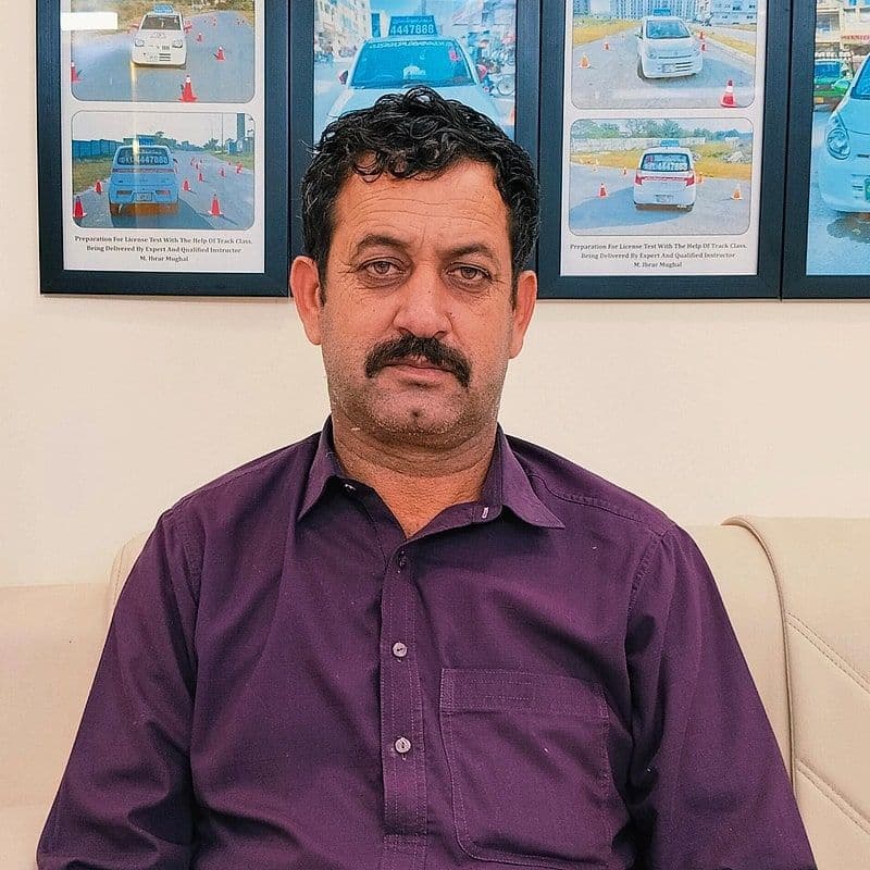 Khurram Shehzad, driving instructor at Dream Driving School